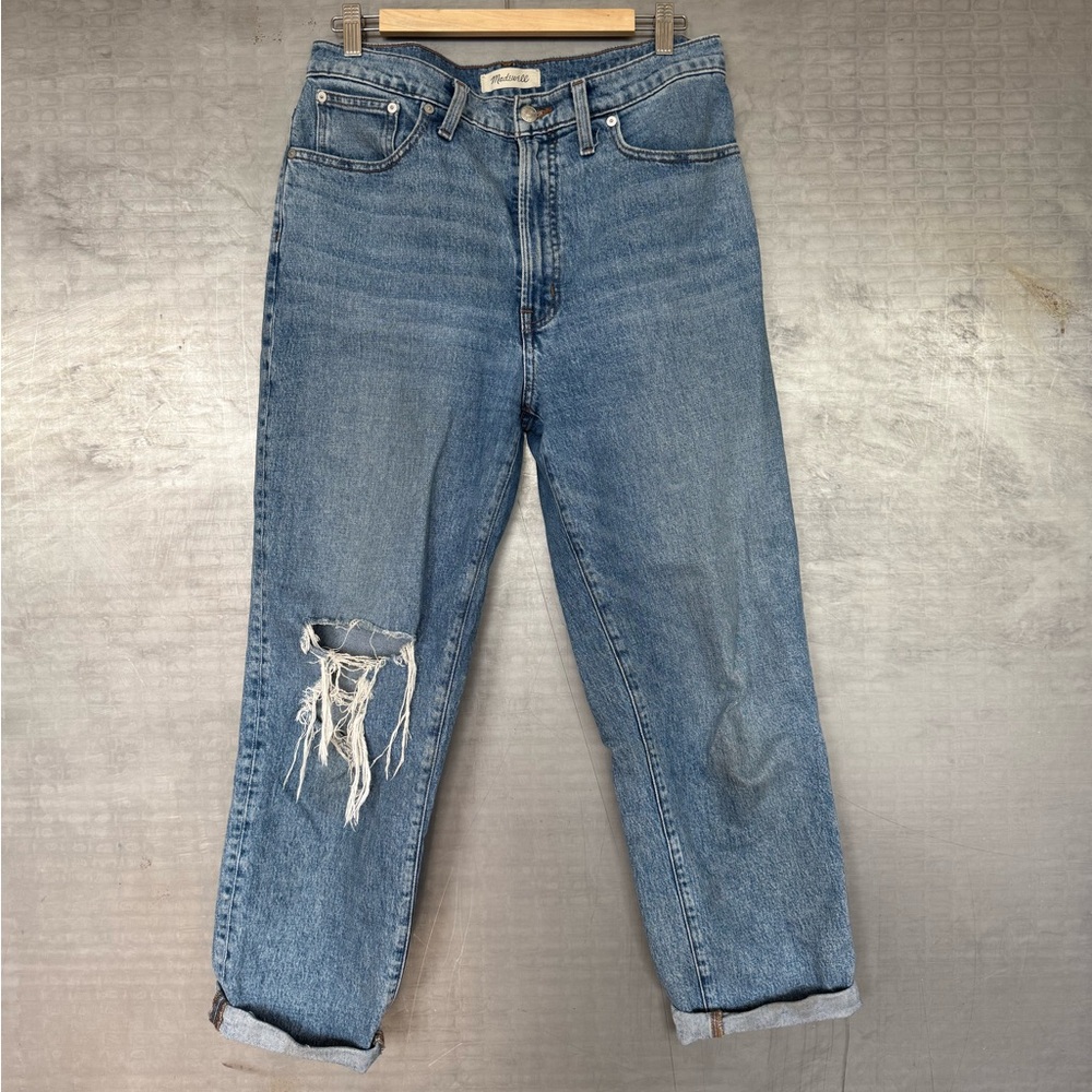 Madewell Perfect Vintage Straight Distressed Women's Jeans